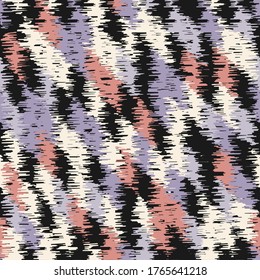 Seamless abstract pattern in doodle style with the image of colorful strokes. 