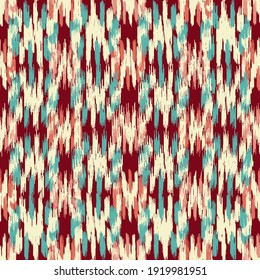 Seamless abstract pattern in doodle style with the image of colorful strokes. 