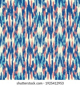 Seamless abstract pattern in doodle style with the image of colorful strokes. 
