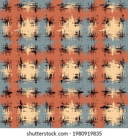 Patrón abstracto sin fisuras en estilo doodle con la imagen de trazos coloridos. 