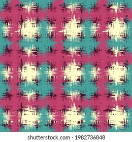 Seamless abstract pattern in doodle style with the image of colorful strokes. 
