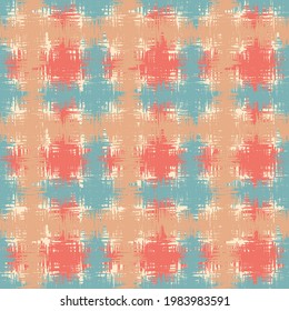 Seamless abstract pattern in doodle style with the image of colorful strokes. 