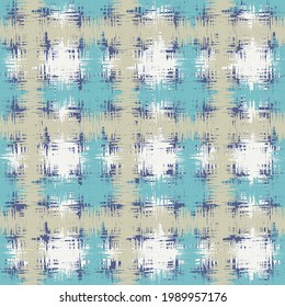Seamless abstract pattern in doodle style with the image of colorful strokes. 