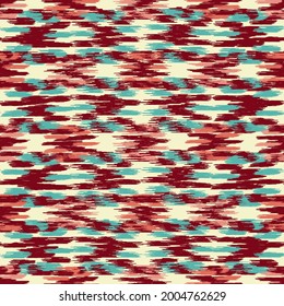 Seamless abstract pattern in doodle style with the image of colorful strokes. 