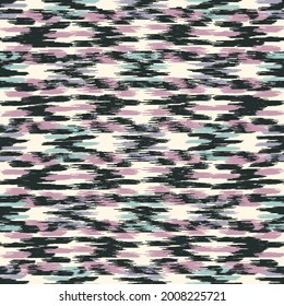 Seamless abstract pattern in doodle style with the image of colorful strokes. 