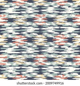Seamless abstract pattern in doodle style with the image of colorful strokes. 