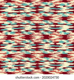 Seamless abstract pattern in doodle style with the image of colorful strokes. 