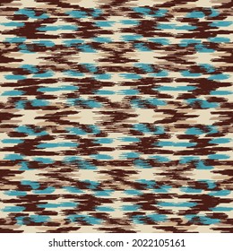 Seamless abstract pattern in doodle style with the image of colorful strokes. 