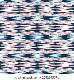 Seamless abstract pattern in doodle style with the image of colorful strokes. 