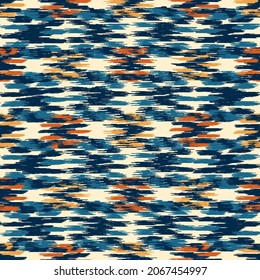 Seamless abstract pattern in doodle style with the image of colorful strokes. 