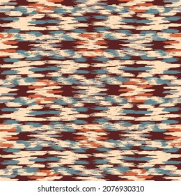 Seamless abstract pattern in doodle style with the image of colorful strokes. 
