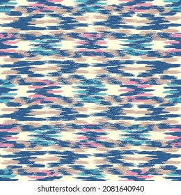 Seamless abstract pattern in doodle style with the image of colorful strokes. 