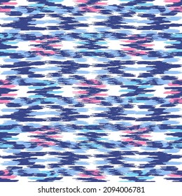 Seamless abstract pattern in doodle style with the image of colorful strokes. 
