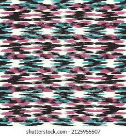 Seamless abstract pattern in doodle style with the image of colorful strokes. 