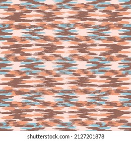 Seamless abstract pattern in doodle style with the image of colorful strokes. 