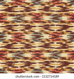 Seamless abstract pattern in doodle style with the image of colorful strokes. 

