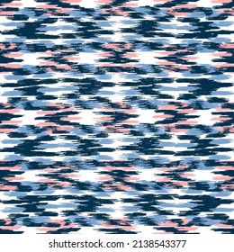 Seamless abstract pattern in doodle style with the image of colorful strokes. 
