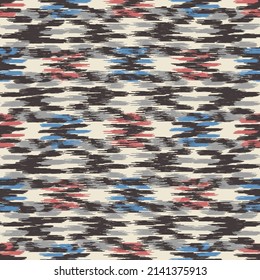 Seamless abstract pattern in doodle style with the image of colorful strokes. 