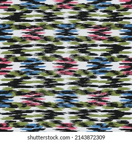 Nahtlose abstrakte Muster im Doodle-Stil mit dem Bild von bunten Strichen. 
