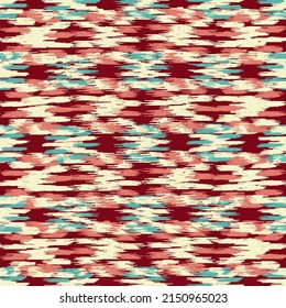 Seamless abstract pattern in doodle style with the image of colorful strokes. 