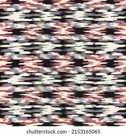 Seamless abstract pattern in doodle style with the image of colorful strokes. 