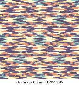 Seamless abstract pattern in doodle style with the image of colorful strokes. 