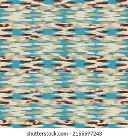 Seamless abstract pattern in doodle style with the image of colorful strokes. 