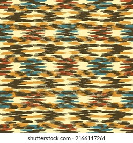 Patrón abstracto sin fisuras en estilo doodle con la imagen de trazos coloridos. 