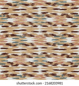 Seamless abstract pattern in doodle style with the image of colorful strokes. 