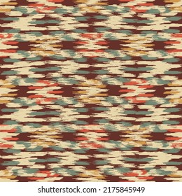 Seamless abstract pattern in doodle style with the image of colorful strokes. 