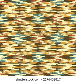 Seamless abstract pattern in doodle style with the image of colorful strokes. 
