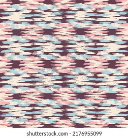 Seamless abstract pattern in doodle style with the image of colorful strokes. 
