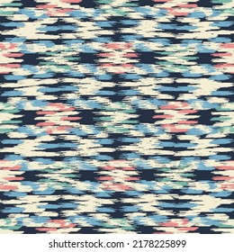 Seamless abstract pattern in doodle style with the image of colorful strokes. 