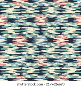 Seamless abstract pattern in doodle style with the image of colorful strokes. 