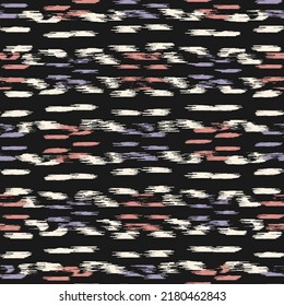 Seamless abstract pattern in doodle style with the image of colorful strokes. 