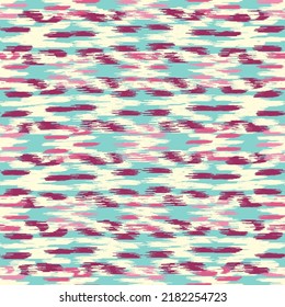 Seamless abstract pattern in doodle style with the image of colorful strokes. 