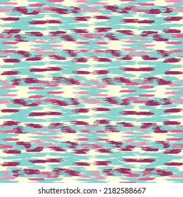 Seamless abstract pattern in doodle style with the image of colorful strokes. 
