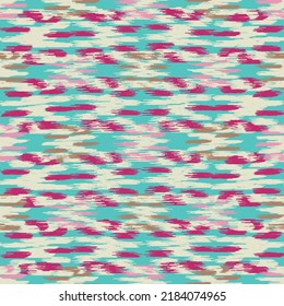 Seamless abstract pattern in doodle style with the image of colorful strokes. 