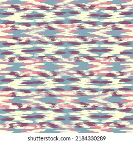 Seamless abstract pattern in doodle style with the image of colorful strokes. 