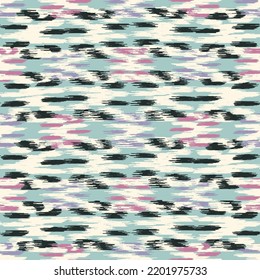 Seamless abstract pattern in doodle style with the image of colorful strokes. 
