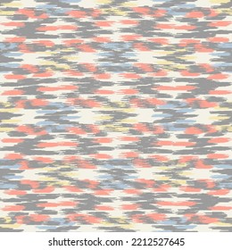 Seamless abstract pattern in doodle style with the image of colorful strokes. 
