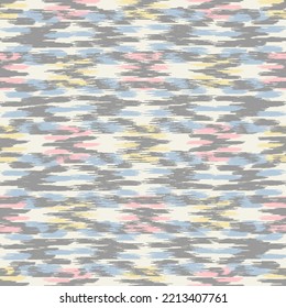 Seamless abstract pattern in doodle style with the image of colorful strokes. 