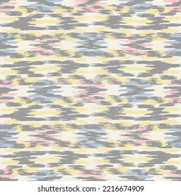 Seamless abstract pattern in doodle style with the image of colorful strokes. 