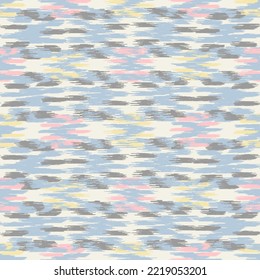 Seamless abstract pattern in doodle style with the image of colorful strokes. 