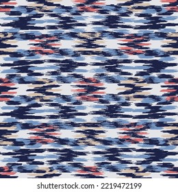 Seamless abstract pattern in doodle style with the image of colorful strokes. 