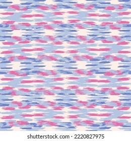 Seamless abstract pattern in doodle style with the image of colorful strokes. 