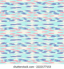 Seamless abstract pattern in doodle style with the image of colorful strokes. 