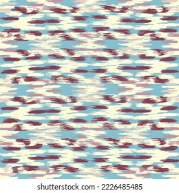 Seamless abstract pattern in doodle style with the image of colorful strokes. 
