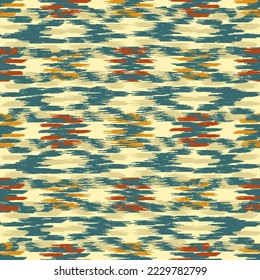 Seamless abstract pattern in doodle style with the image of colorful strokes. 
