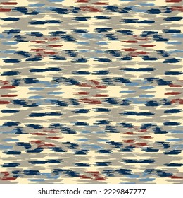 Seamless abstract pattern in doodle style with the image of colorful strokes. 